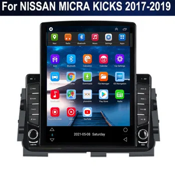 Tesla Oynatıcı Nissan MİCRA KİCKS İçin 2017 2018 2019 -2030 Ses Radyo Navi Başkanı Ünitesi Araba Multimedya IPS DSP Android 12 128GB GPS