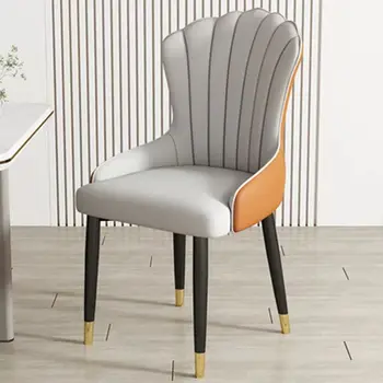 Altın Lüks yemek sandalyeleri İskandinav Modern Deri Ofis Tasarımı Oturma Odası Sandalyeleri Mutfak Ahşap Sedie Sala Da Pranzo Mobilya