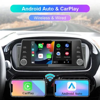 Carplay Radyo 1 Din 5 İnç Merkezi Multimedya MP5 Oynatıcı Android Otomatik MirrorLink FM 1 USB Evrensel Araba Autostereo