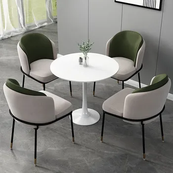 Lüks İskandinav Sandalye Oturma Odası Makyaj Minimalist İtalyan Ergonomik yemek sandalyeleri Tasarımcı Restoran Sillas Otel Mobilyaları