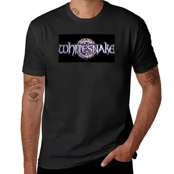 Yeni Whitesnake Logo Bant T-Shirt özelleştirilmiş t shirt sevimli üstleri özel t shirt tişörtleri erkekler için