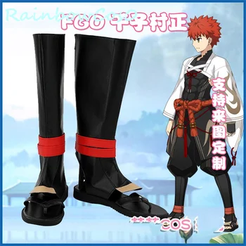 Senji Muramasa FGO Kader Büyük Sipariş Cosplay Ayakkabı Çizme Oyunu Anime Parti Cadılar Bayramı Noel RainbowCos0 W3298