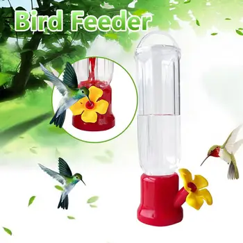 4 Adet Kuş Besleyiciler Eğimli Emzik Tasarım Kuş Besleme Bahçe Dekorasyon Şeffaf Açık Küçük Uğultu Kuş Besleyiciler Ev Kullanımı