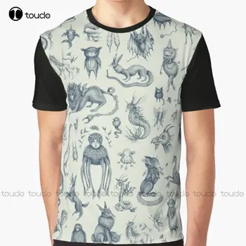 Varlıklar Ve Yaratıklar grafikli tişört Özel Yetişkin Genç Unisex Dijital Baskı Tee Gömlek Özel Hediye Xxs-5Xl Streetwear