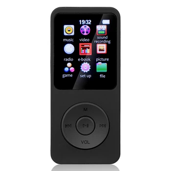 Bluetooth uyumlu E-kitap Spor MP3 MP4 FM Radyo Walkman Öğrenci Müzik Çalar