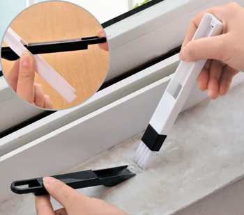Temizleme Araçları Çok Fonksiyonlu Pencere Oluk Temizleme Fırçası Klavye Temizleyici Fırça Ev Aletleri Temizlik Malzemeleri