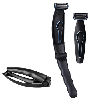 pro yüz sakal tıraş makinesi elektrikli tıraş makinesi saç düzeltici vücut odası kiti elektrikli tıraş makinesi erkekler için vücut geri 100-240v şarj edilebilir