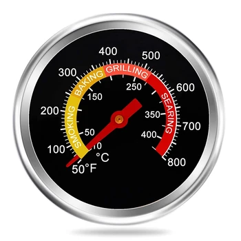 Sıcak Satış ızgara termometresi Sigara İçen sıcaklık ölçer Kömür ızgara çukuru Sigara İçen Termometre Isı Göstergesi Et Pişirme İçin