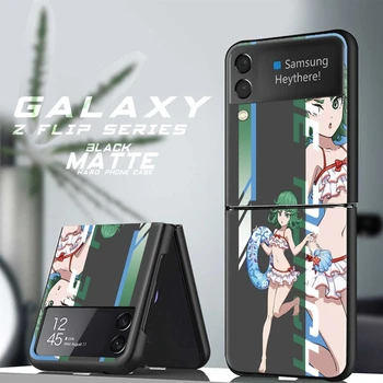 Samsung Galaxy için ZFlip Kenar Sert Z Flip Flip3 Flip4 5G Zflip3 Zflip4 Lüks Telefon Kılıfı Tek Yumruk Adam Kızlar