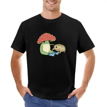 Pat Pat Kurbağalar T-Shirt siyah t shirt artı boyutu üstleri erkek egzersiz gömlek