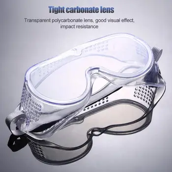 Güvenlik Gözlükleri Gözlük Göz Koruması Anti Sıçrama Darbe Gözlük Anti Kum Yüz Koruma Düzeltici Gözlük Anti-Sis Protecti
