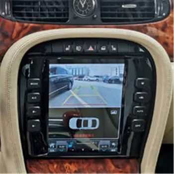 Tesla Tarzı Carplay Android 12 Jaguar S-Type 2001-2009 İçin 2Din Radyo Navigasyon Multimedya oyuncu dokunmatik ekranı Stereo Kafa Ünitesi