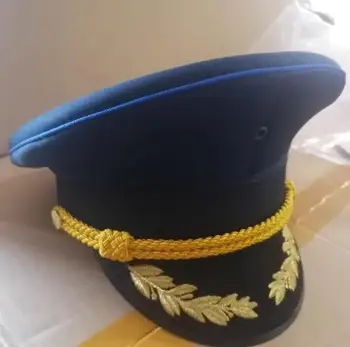 Çin Askeri Hava kuvvetleri Şapka Lacivert Subay Şapkası