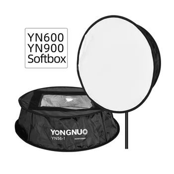 YONGNUO Softbox difüzör YONGNUO YN600 YN600II YN900 LED Video ışık paneli katlanabilir yumuşak filtre