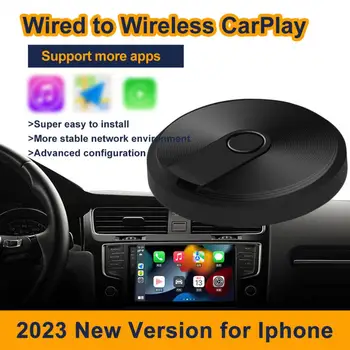 Kablosuz CarPlay Adaptörü Dönüştürür Araba Ekran Projeksiyon Taşınabilir Carplay Kutusu Müzik Kablolu Kablosuz CarPlay iPhone