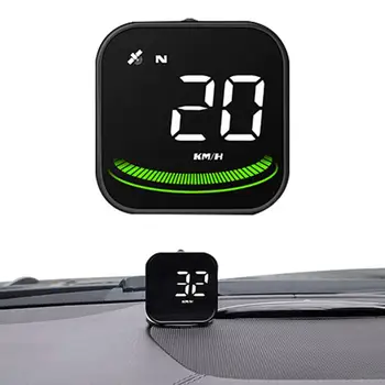 Araba Hud Hız Göstergesi Evrensel Araç Akıllı Ekran Dijital Araba Dashboard Kamyon GPS Hız Göstergesi 2x2x0. 5 inç G4 dijital ekran