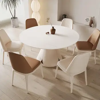 Kahve yemek masası Ve Sandalye Kombinasyonu İstikrarlı Karbon Çelik Modern Mutfak Çok Fonksiyonlu Bahçe Mesas De Jantar Mobilya