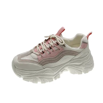Kadın Vulkanize HeightenCasual Ayakkabı Sneakers 2023 Yeni Bahar Sonbahar Ayakkabı Kadınlar için Rahat Koşu Bayanlar spor ayakkabı