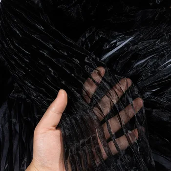Organze Cam İpliği Renkli Dikiş file kumaş Floresan İplik İpek Şifon Sahne Giyim Şeffaf Geniş 140cm Metre İle Satılan