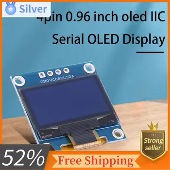 0.96 inç OLED LCD LED Ekran Modülü 4pın IIC 3.3-5V SSD1315 Sürücü Beyaz/Mavi/Sarı Mavi Ekran Arduino için/Ahududu Pi / BBC