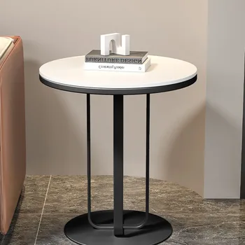Yuvarlak Sehpa Minimalist Metal Servis Benzersiz Güzel Giriş Oturma Odası çay masası Modern Muebles yatak odası mobilyası