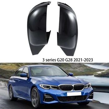 Dikiz Aynası Konut Bullhorn ayna Kapağı Dikiz Aynası Kapağı BMW için Yeni 3 Serisi G20 G28 2021-2023