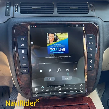 13 inç Qled Ekran Araba Radyo GMC Yukon Chevrolet Tahoe Silverado 2007 2014 Android Video Oynatıcı Carplay Stereo teyp