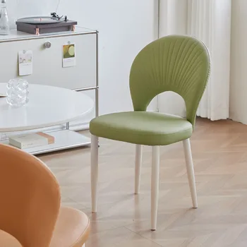 Salon İskandinav yemek sandalyeleri Oturma Odası Tasarımcı Retro Ofis Yatak Odası yemek sandalyeleri Vanity Sillas De Comedor Tiyatro Mobilyaları