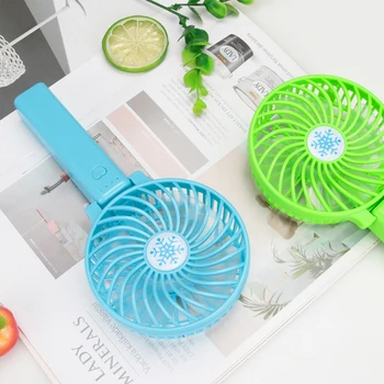 Mini Taşınabilir Fan USB Şarj Katlanabilir Yaz Soğutma Fanı Rahat Hafif Ayarlanabilir Rüzgar Hızı Açık Aksesuarları