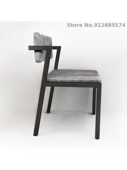 İskandinav Ev Yemek Sandalyesi Modern Minimalist Stüdyo Yaratıcı ofis koltuğu Restoran Restoran Sandalye Tasarımcı Arkalığı Sandalye