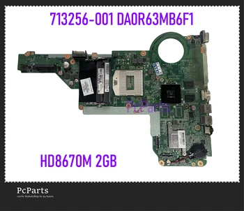 PcParts 713256-001 713256-501 Hp Pavilion 14-E 15-E 17-E Laptop Anakart DA0R63MB6F1 PGA947 HD8670M 2GB MB DDR3 Anakart