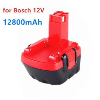 12 V 12800 mah Ni Mh Pil için Bosch 12 V Sondaj kulesi GSR 12 Ve-2, GSB 12 Ve-2, PSB 12 Ve-2, Bat043, Bat045 Bta120 26073 35430