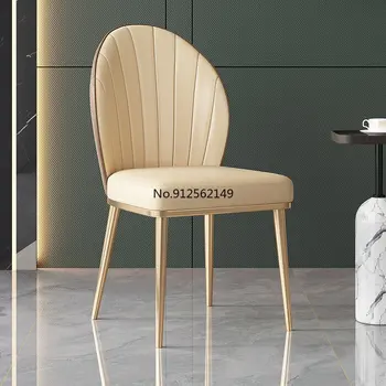 Mutfak Modern Cafe Yemek Sandalyesi Modern Minimalist Ev İskandinav Restoran Sandalye Arkalığı Tabure Eğlence Yaratıcı Sillas Mobilya