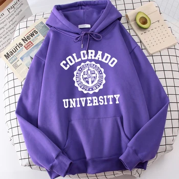 Colorado Sısıllvm Academiae Mektup Erkek Giysileri Marka Boy Streetwear Casual Rahat Hoodies Açık Tüm Maç Giyim