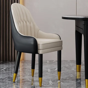 Lüks İskandinav mutfak sandalyeleri Accent Bireysel Modern Yemek Odası sandalyeleri Tasarımcı Salon Şezlong Pliante Ev Mobilyaları MQ50KT