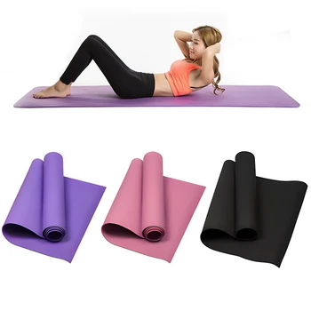 4MM Kalın EVA Yoga Paspaslar kaymaz Spor spor matı Battaniye Egzersiz Yoga Ve Pilates Jimnastik Mat fitness ekipmanları