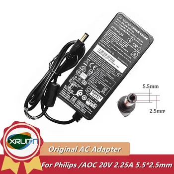 Yeni Orijinal OEM Philips /AOC 278E9QJA Kavisli lcd monitör Güç Kaynağı ADPC2045 45W 20V 2.25 A AC Adaptör Şarj Cihazı
