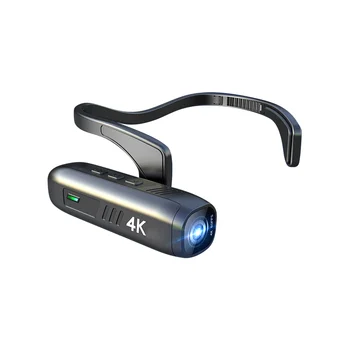 4K 30FPS Kafa Monte Kamera Giyilebilir WiFi Video Kamera Kamera 120°Geniş Açı Lens Anti-Shake APP Kontrol Kamera