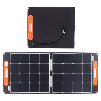100W Taşınabilir güneş panelı 19v etfe braketi ile güneş enerjisi bankası şarj Jackery / EF / Bletti / Anker / Hedef Sıfır Güç İstasyonu