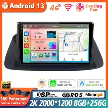 Android 13 Honda Accord 8 Crosstour 2008-2012 İçin Otomatik CarPlay Navigasyon 360 Kamera Araba Radyo Multimedya Video Oynatıcı Stereo