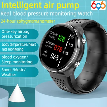 P30 akıllı saat Hava Yastığı hava pompası Gerçek Doğru Kan Oksijen Basıncı Kalp Hızı Sağlık Vücut Sıcaklığı Smartwatch Erkekler Kadınlar İçin