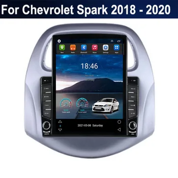 8G + 128G Android 12 Chevrolet Spark 2018 İçin 2019 2020-2028 Tesla Tipi Araba Radyo Multimedya Video Oynatıcı Navigasyon GPS hiçbir DVD