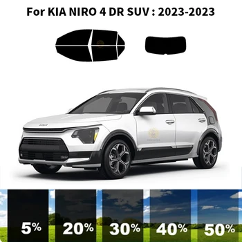 Önceden kesilmiş nanoceramics araba UV Pencere Tonu Kiti Otomotiv Cam filmi KİA NİRO 4 DR SUV 2023