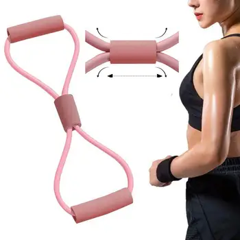 8-şekilli Germe Cihazı Geri Güzellik Yoga Eğitim Ekipmanları Elastik Göğüs Genişleme Gerginlik Kemer Kadın Geri Spor Halat