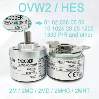 OVW2-06-2MHT-10-2MD-1024-01 O-20-25-036-2MHC-2M 100 1024 2500P/R Artımlı Optik Döner Kodlayıcı DC 5-24V