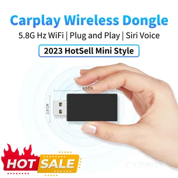 2023 Mini Carplay AI Kutusu Apple Carplay Kablosuz Adaptör Araba OEM Kablolu Kablosuz Araba Oyun Android Otomatik USB Dongle iphone için