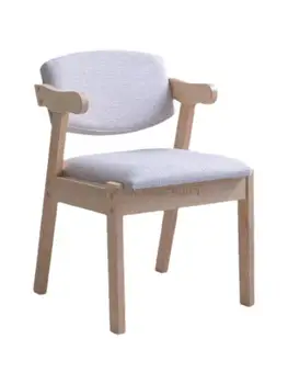 Masif ahşap Masa Sandalye Z şeklinde Sandalye Modern Minimalist Yemek Sandalyesi Ev bilgisayar sandalyesi Öğrenme Sandalye Yatak Odası Tabure Arkalığı