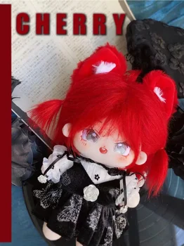 20cm kızıl Saç Pamuk Bebek Büyük Kulak Karikatür Anime Oyunu Kawaii peluş oyuncaklar,Çıplak Bebek,hayranları Koleksiyonu Doğum Günü Hediyeleri Kız Arkadaşlar İçin