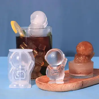 Mumlar İçin silikon Kalıplar 3D Sevimli Uzaylılar Buz Esnek Ve Gıda sınıfı Sabun Kalıpları El Yapımı Sabun Kek Ekmek Çikolata DIY