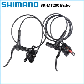 Shimano MT200 BR Hidrolik disk fren BL-MT200 Bir Çift Fren Balataları İle 800MM 850MM 1400MM 1450MM 1550MM MTB E-Bisiklet Sürme